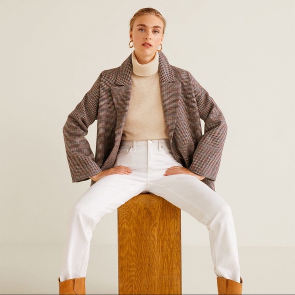Mango Jackets & Blazers - Mango Pocketed Oversized Blazer